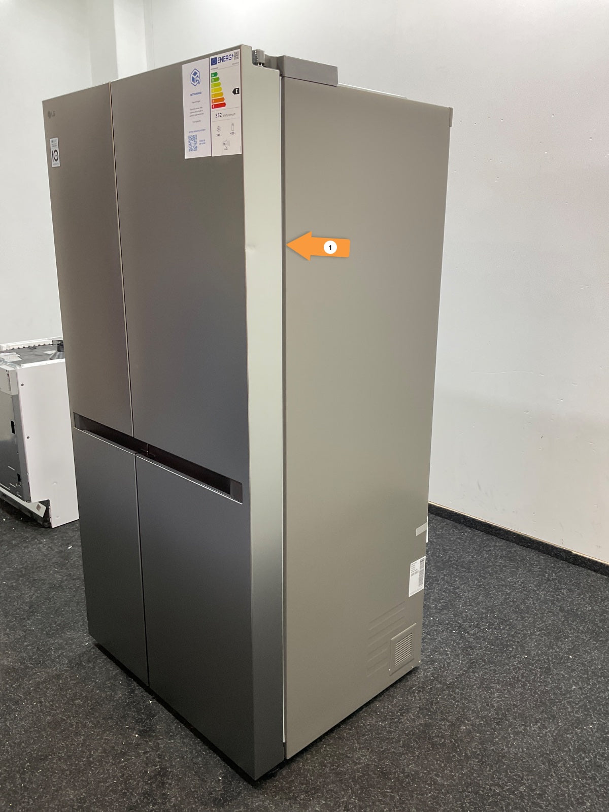 LG Amerikaanse koelkast GSBC40PYPE - Zilver