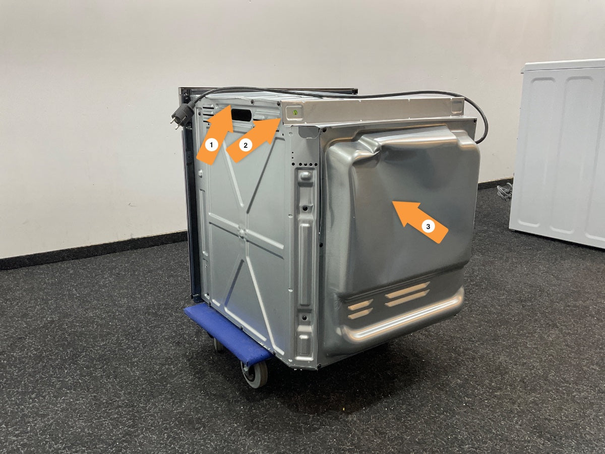 Whirlpool inbouwoven OMK58HR0X - RVS
