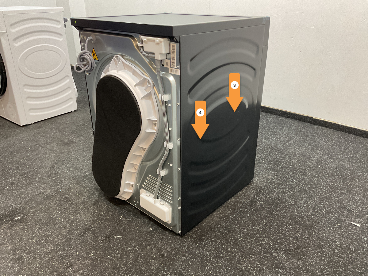 Hisense warmtepompdroger DH5I104BBAB - 10 kg - Zwart