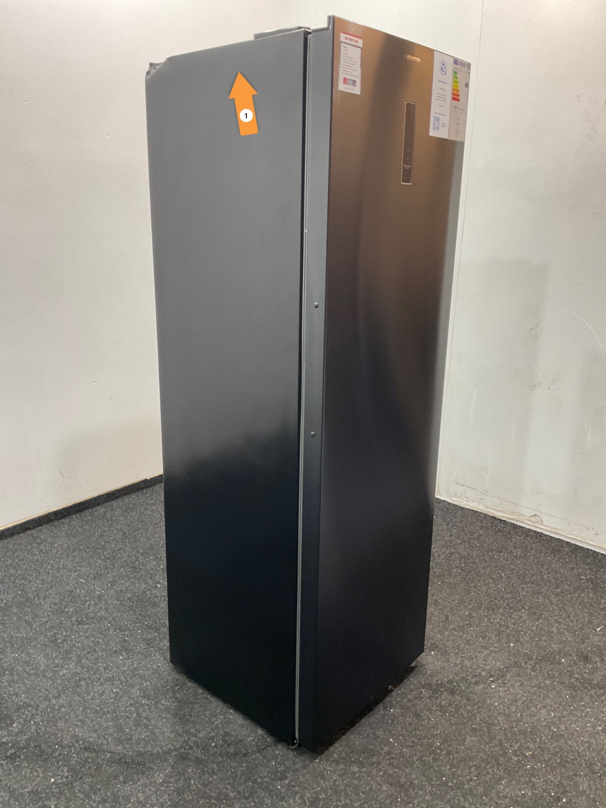 Inventum vrieskast VR1850B - No Frost - Zwart