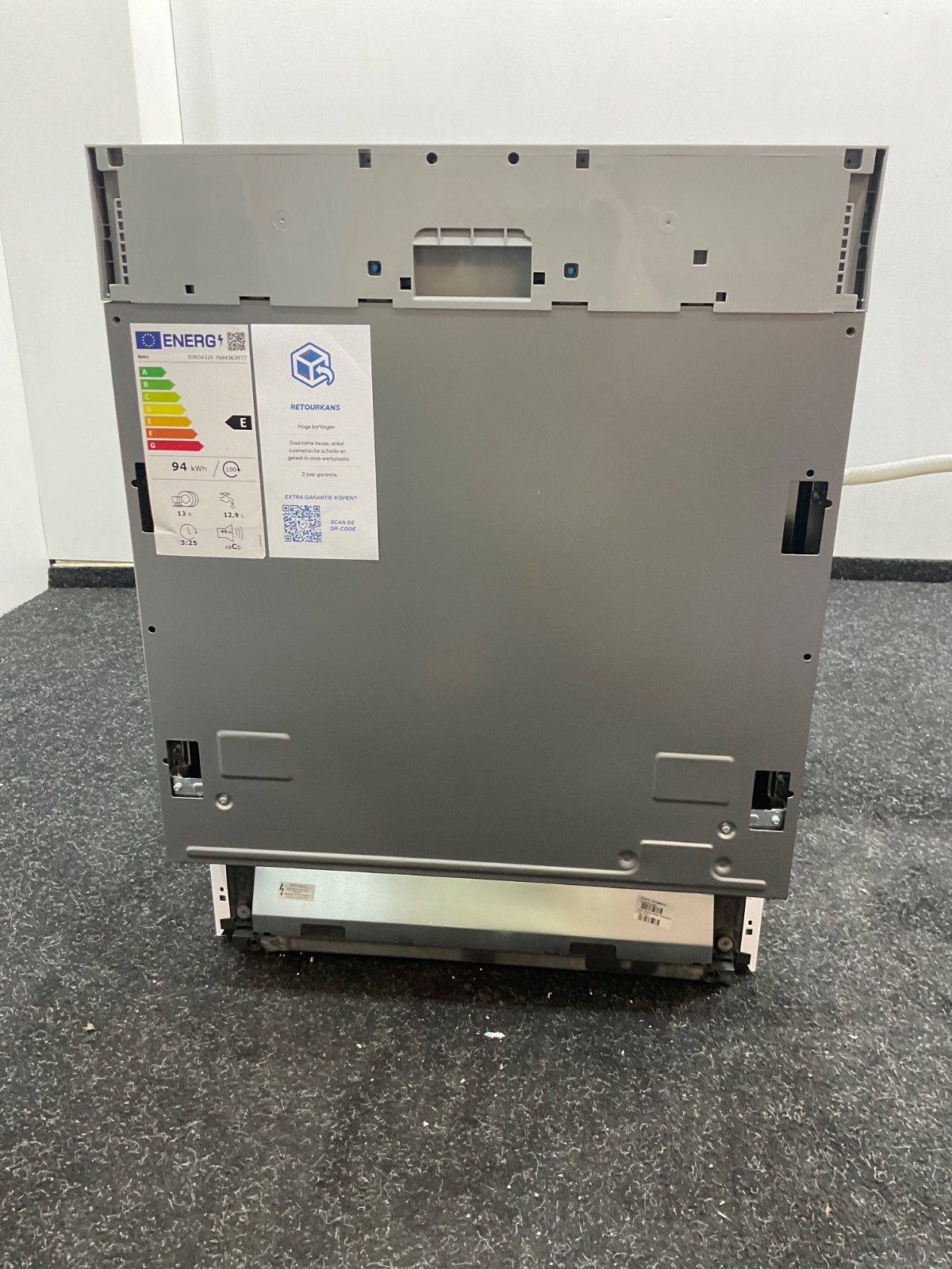 Beko inbouw vaatwasser DIN34320