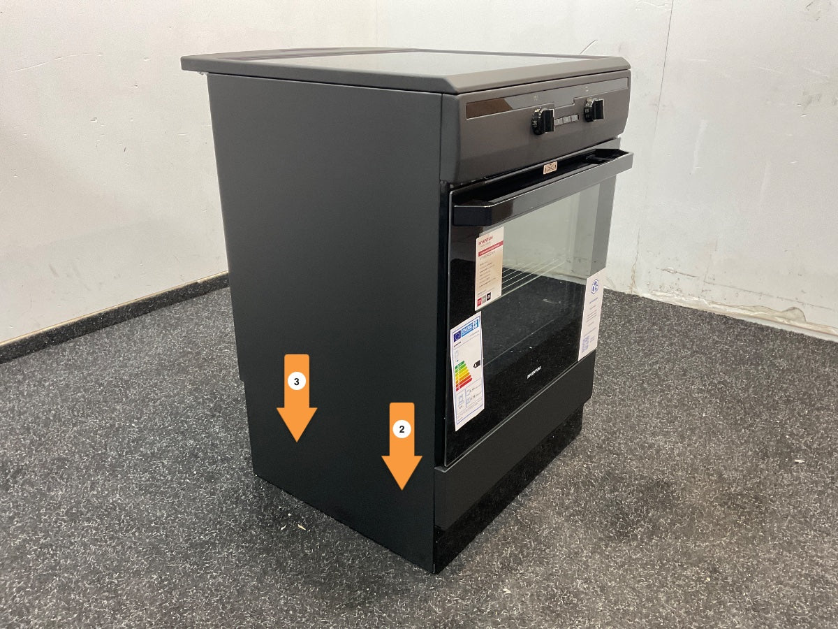 Inventum inductie fornuis VFI6042ZWA - Zwart