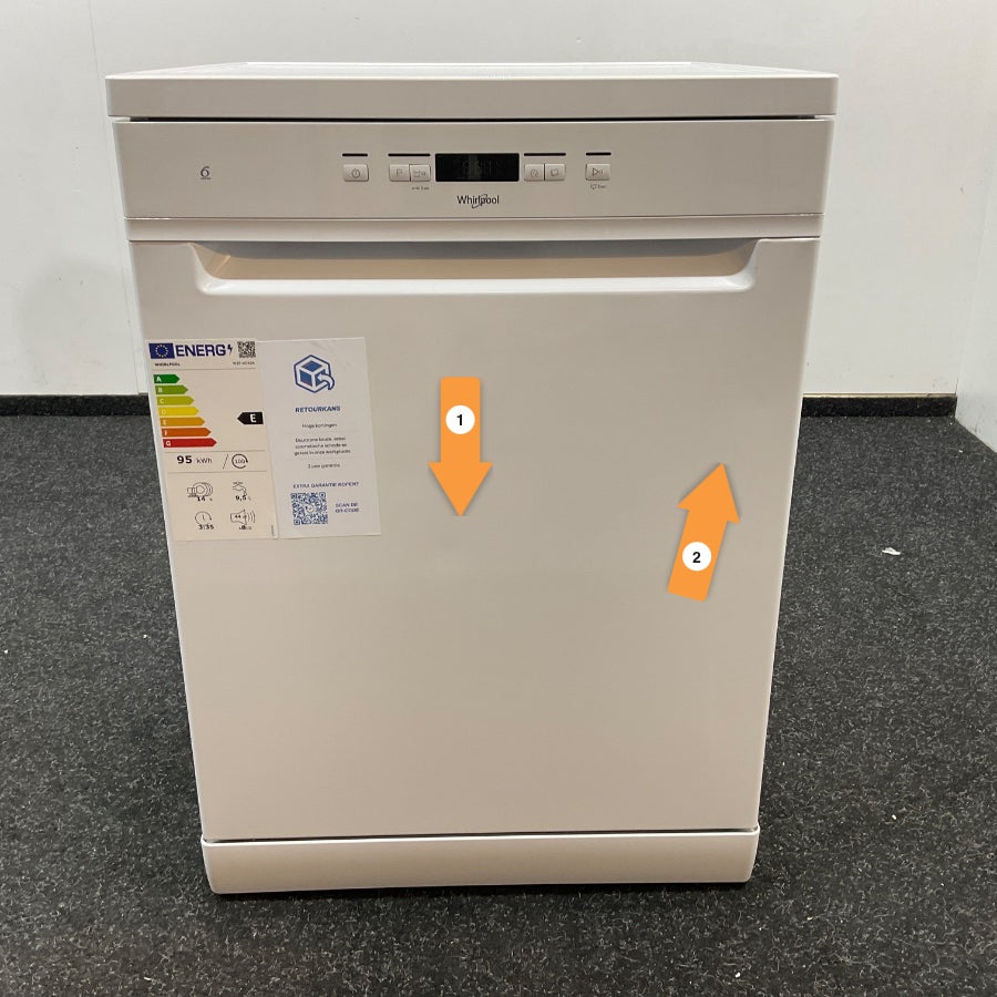 Whirlpool vaatwasser W2FHD624 - vrijstaand - Wit