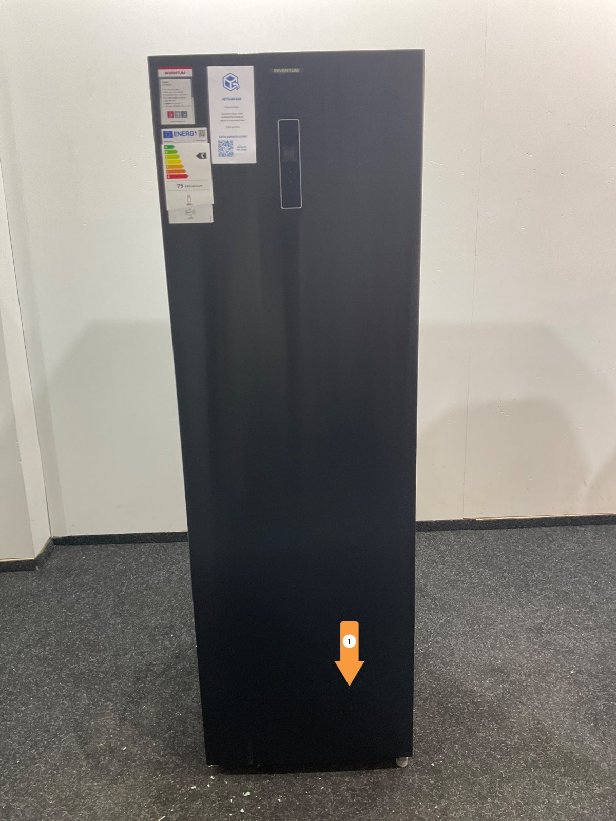 Inventum koelkast KK1850B - Vrijstaand - Zwart