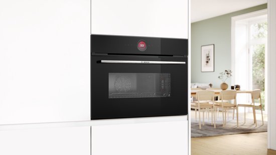 Bosch compacte inbouwoven CMG7241B2 - Serie 8 met magnetron