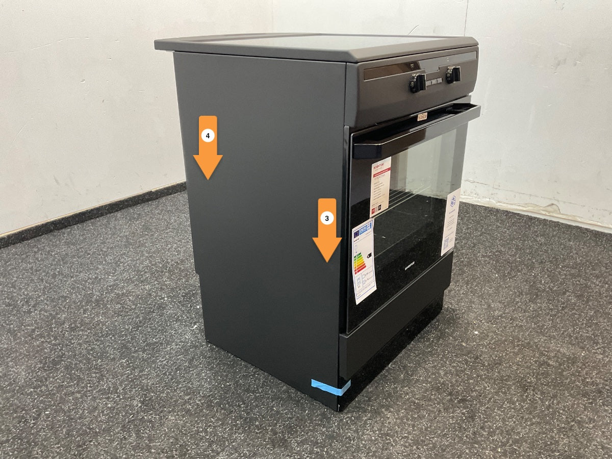 Inventum inductie fornuis VFI6042ZWA - Zwart