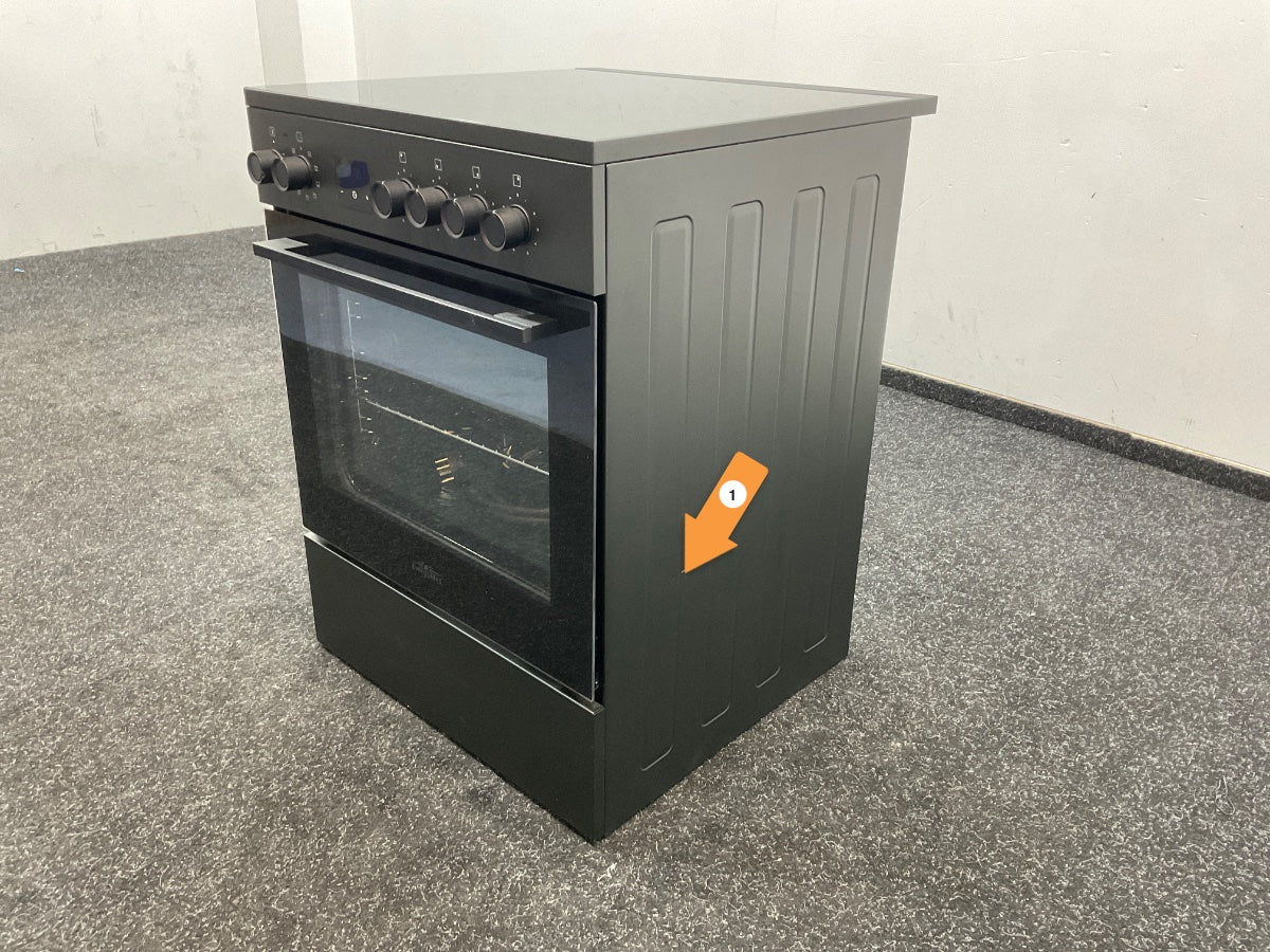 Everglades inductiefornuis EVCK6250 Pro Line - Mat Zwart