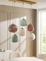 Next Multi Erielle Linear Pendant 6 Light Ceiling Light