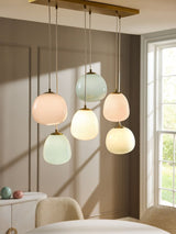 Next Multi Erielle Linear Pendant 6 Light Ceiling Light