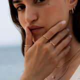 Gekruiste Zirkonia Eternity Ring | maat 50