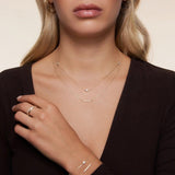 Gekruiste Zirkonia Eternity Ring | maat 50