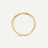 Gekruiste Zirkonia Eternity Ring | maat 50