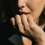 Gekruiste Zirkonia Eternity Ring | mt. 50