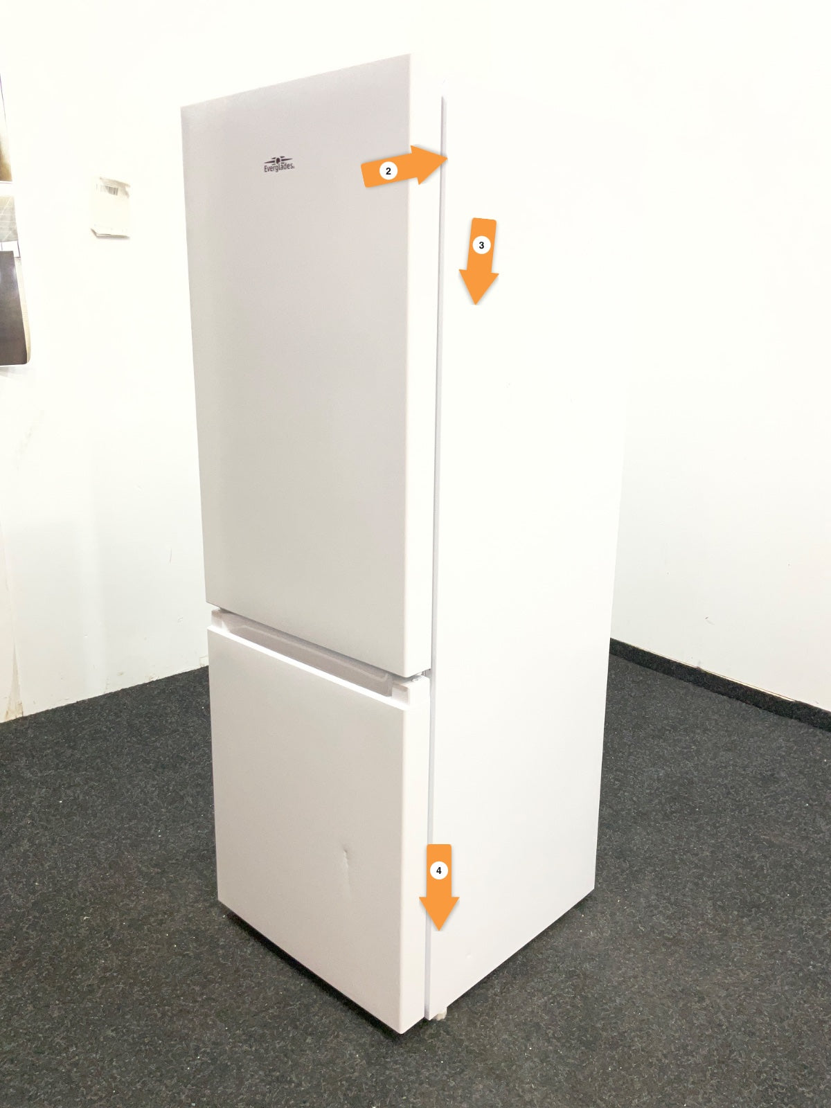 Everglades koelkast EVUD4040 - Wit