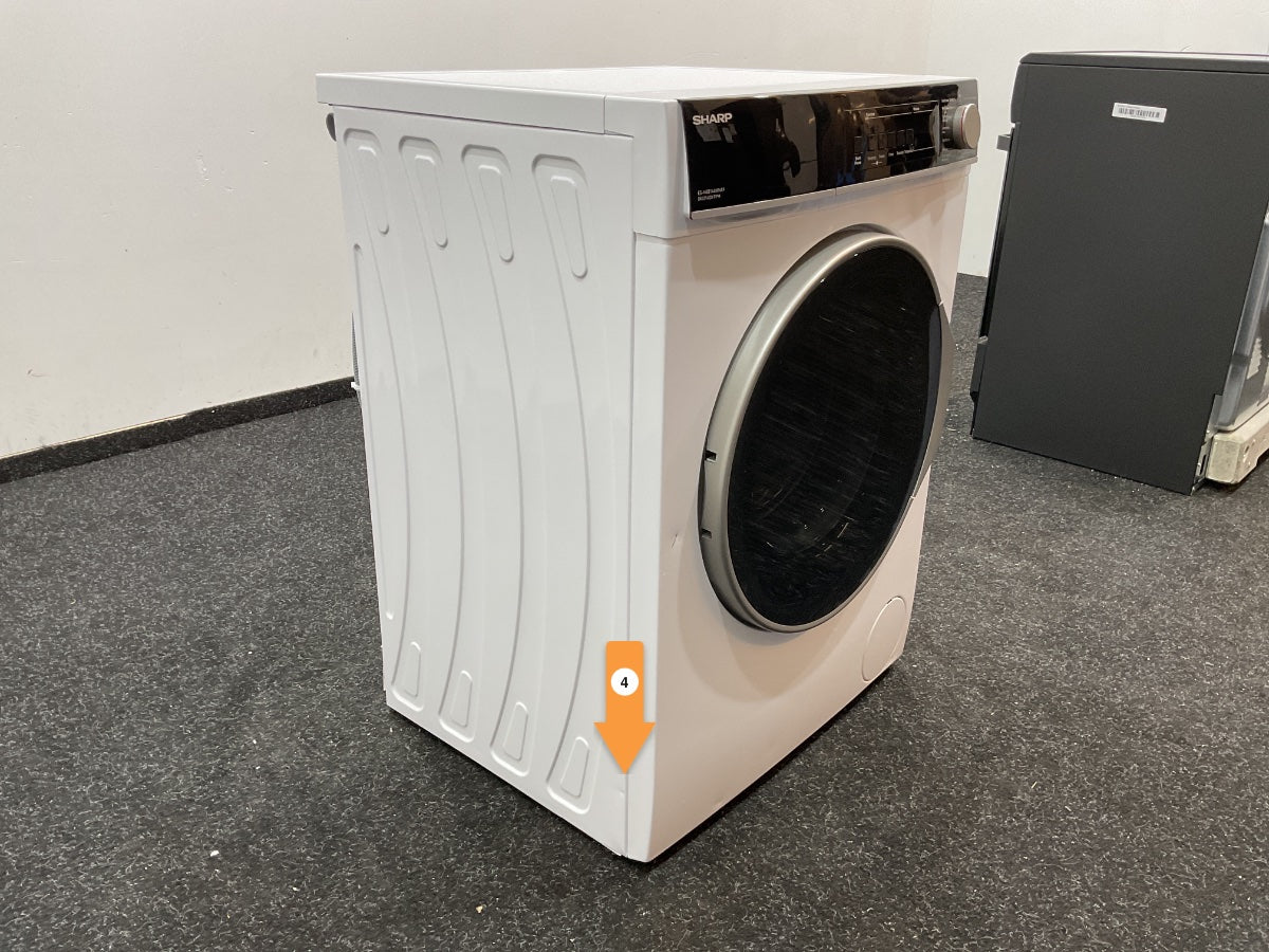 Sharp wasmachine ESNB814AWNA9BX - 8 kg - Wit