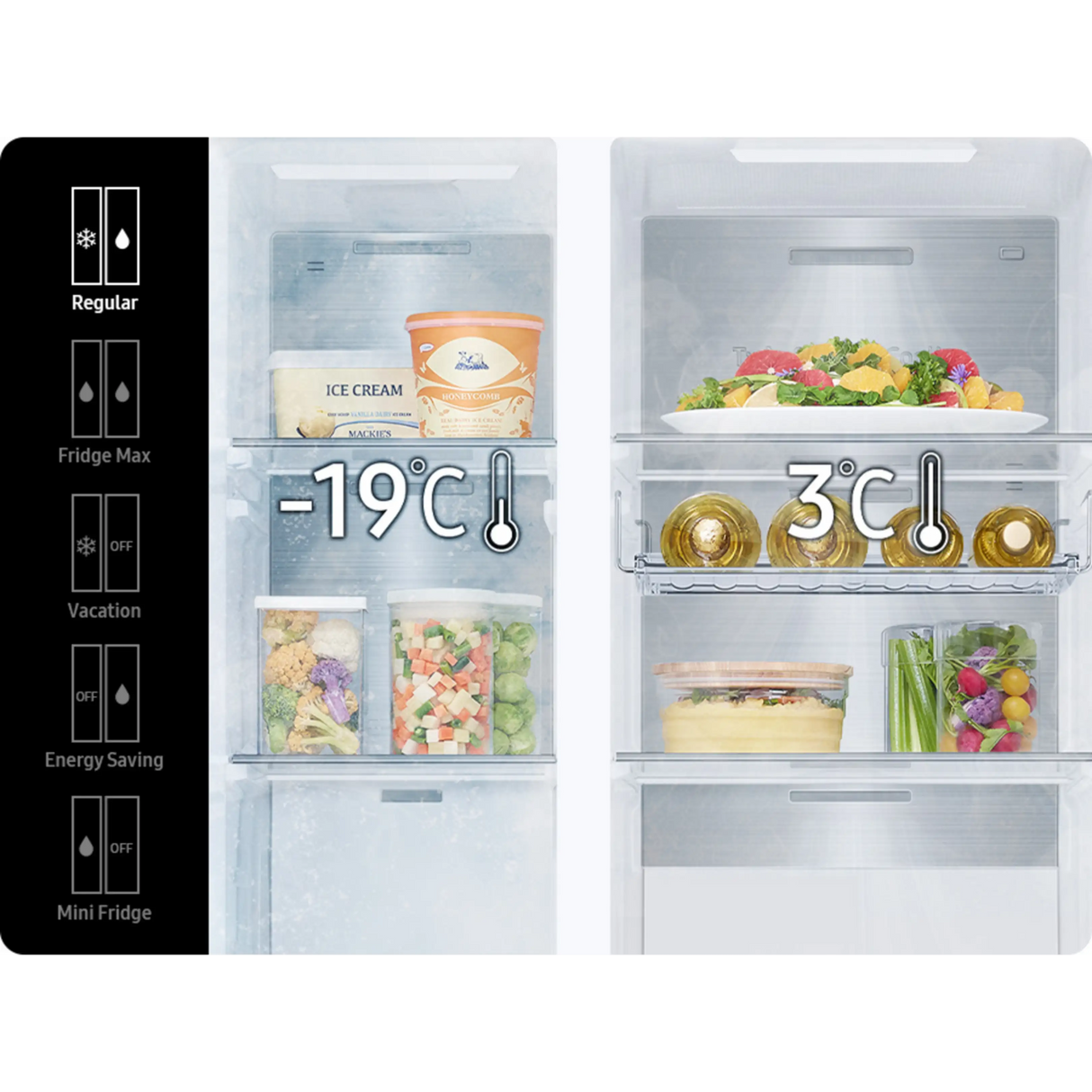 Samsung Amerikaanse koelkast RS70F66KCFEF - Zwart