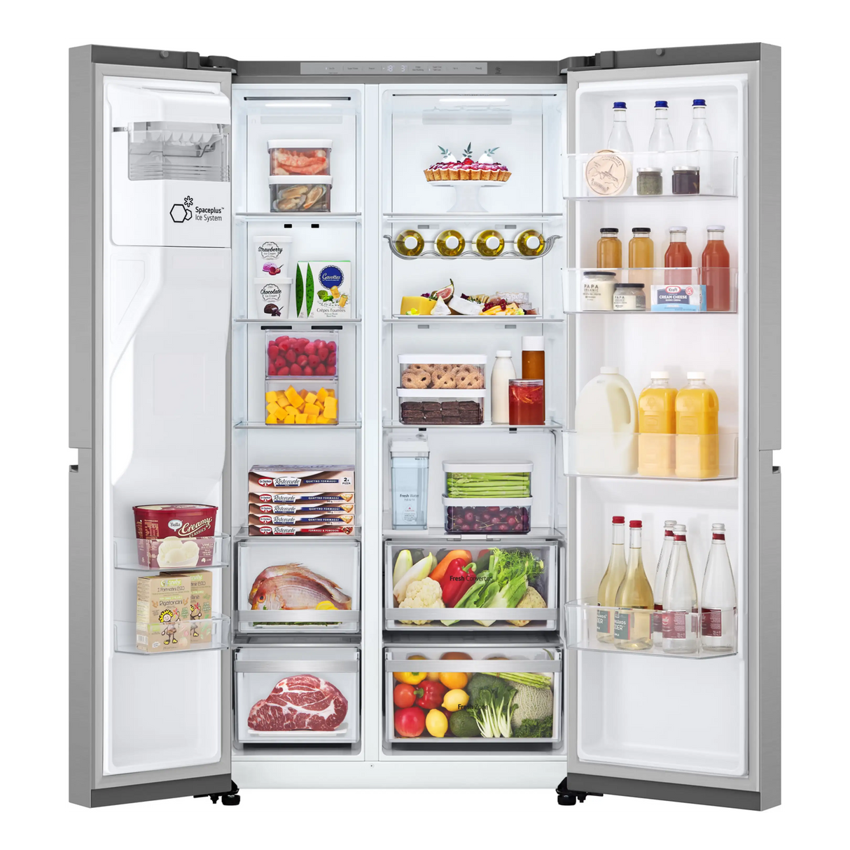 LG Amerikaanse koelkast GSLE81PYBD - NoFrost