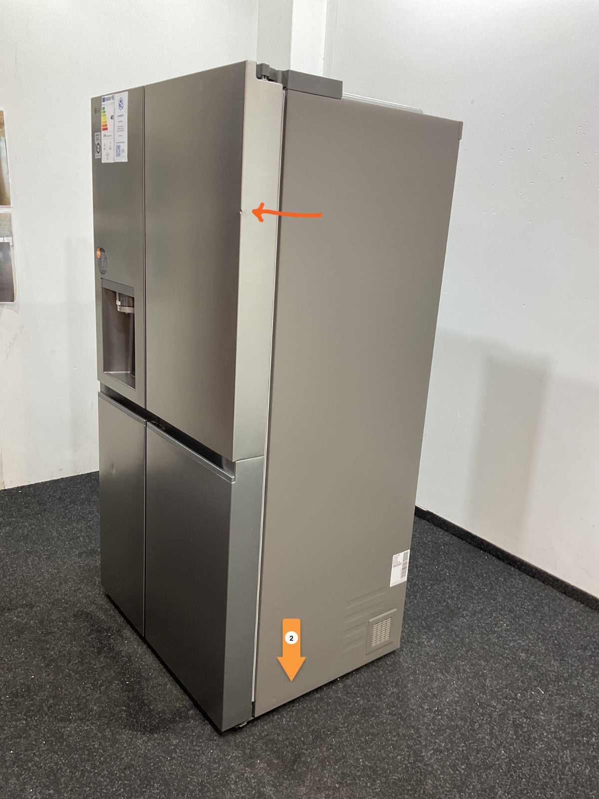 LG Amerikaanse koelkast GSLE81PYBD - NoFrost