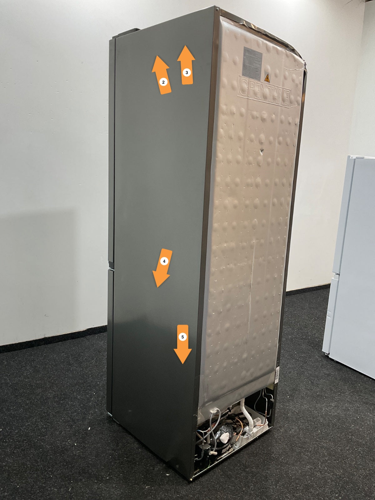 Beko koelkast B5RCNE365HG - Vrijstaand - Grijs