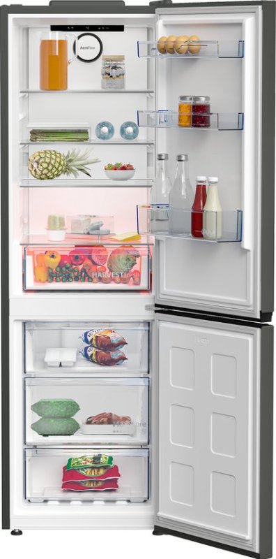 Beko koelkast B5RCNE365HG - Vrijstaand - Grijs