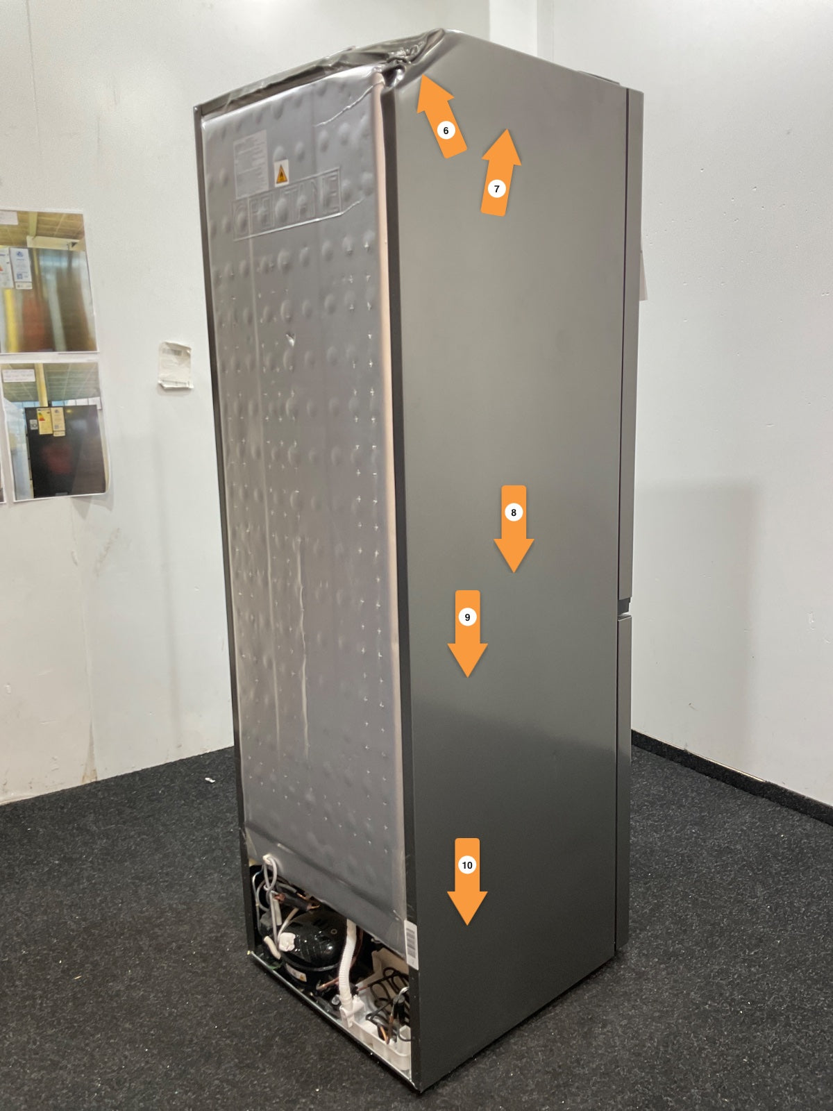 Beko koelkast B5RCNE365HG - Vrijstaand - Grijs