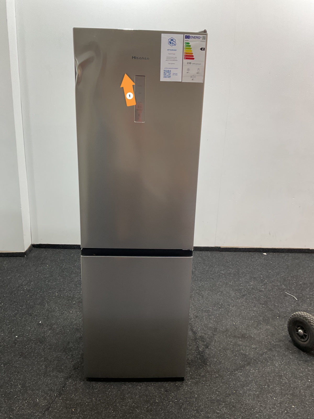 Hisense koelkast RB390N4BCC - RVS