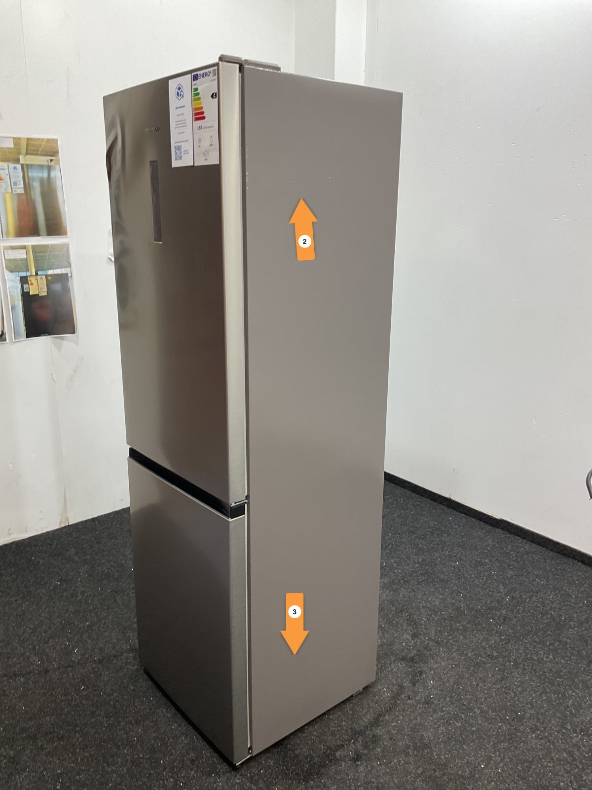 Hisense koelkast RB390N4BCC - RVS