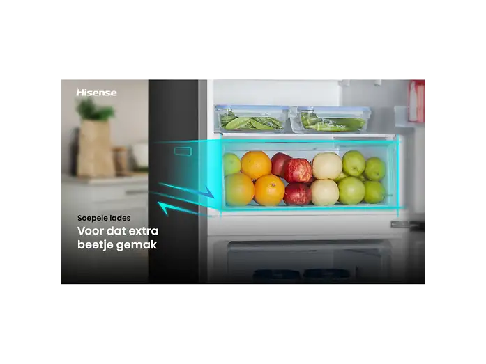 Hisense koelkast RB390N4BCC - RVS