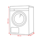 OK. wasmachine OWM 8126 A - 8kg - Wit