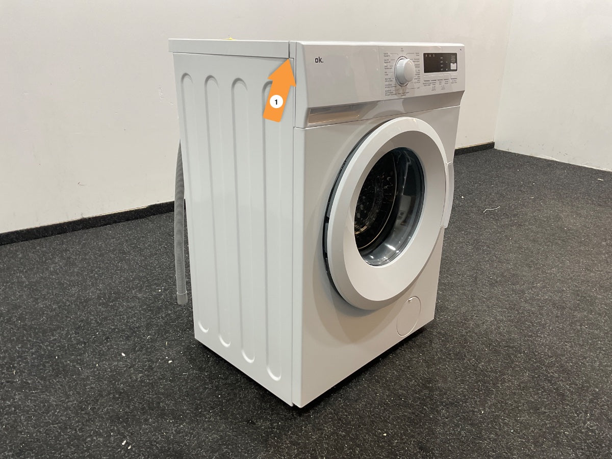 OK. wasmachine OWM 8126 A - 8kg - Wit
