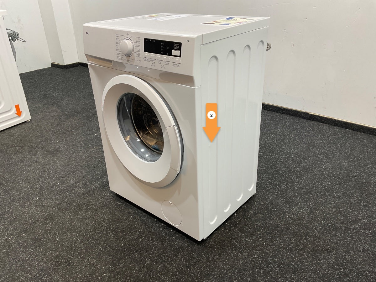 OK. wasmachine OWM 8126 A - 8kg - Wit
