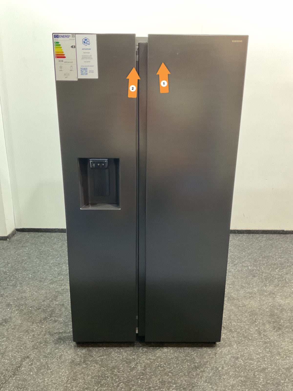 Samsung Amerikaanse koelkast RS70F66KCFEF - Zwart