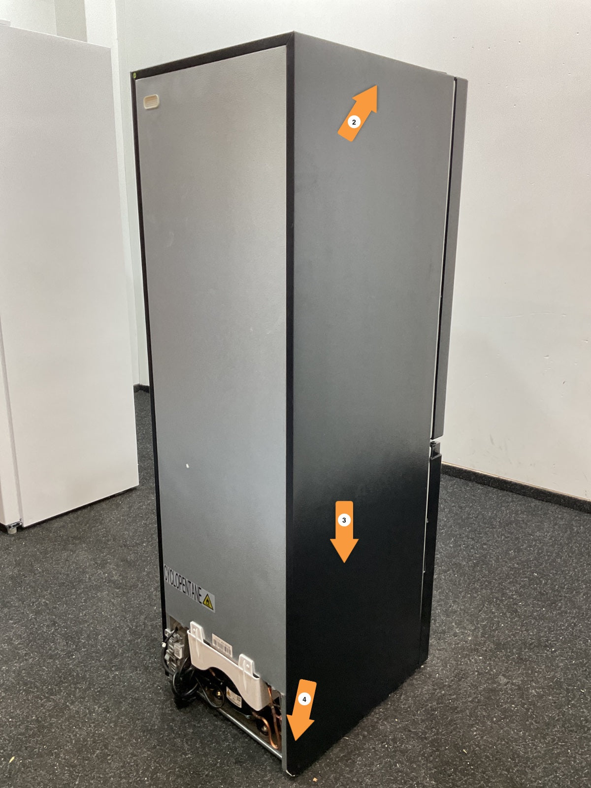 Inventum koelkast KV1501B - Vrijstaand - Zwart