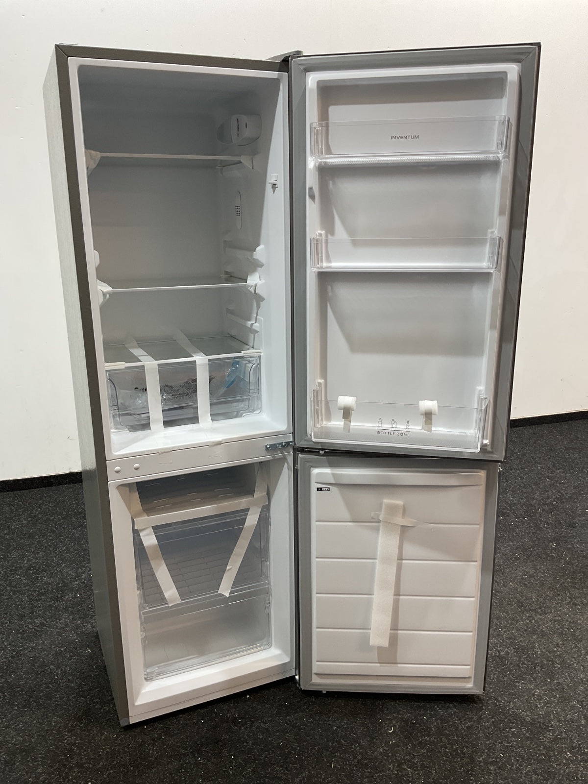 Inventum koelkast KV1500S - Vrijstaand - Zilver