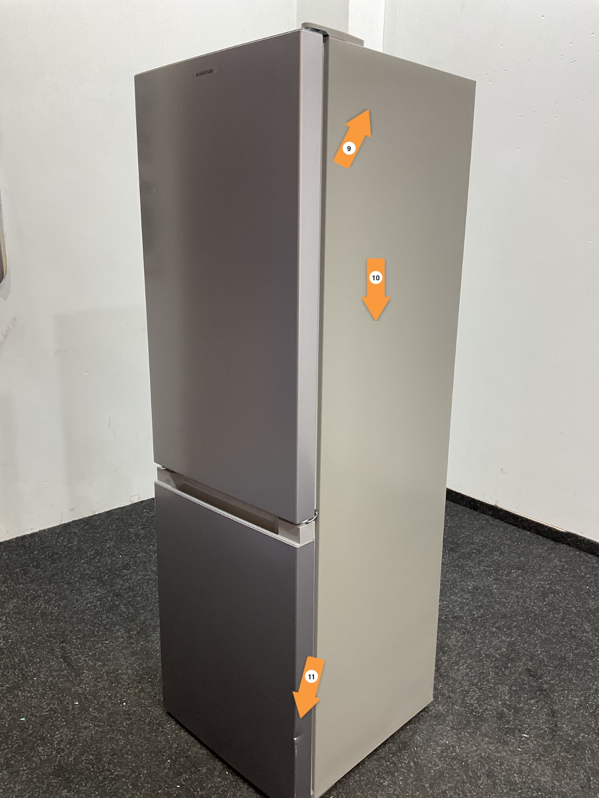Inventum koelkast KV1500S - Vrijstaand - Zilver