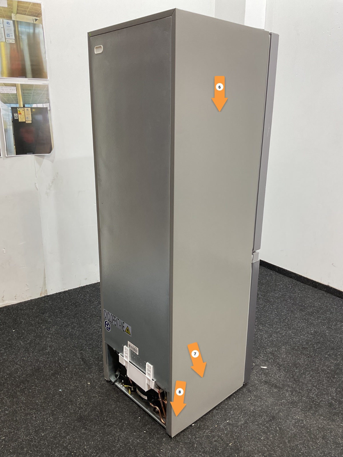 Inventum koelkast KV1500S - Vrijstaand - Zilver