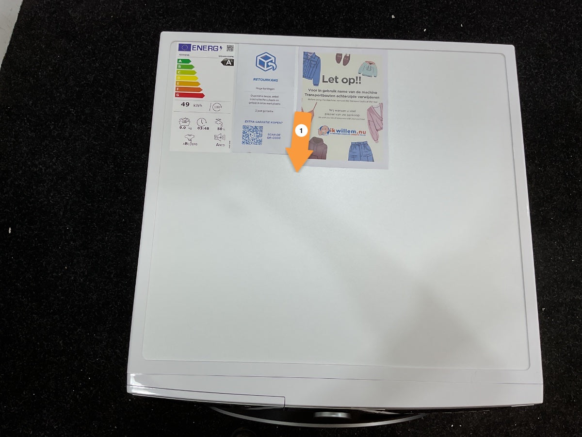 Siemens wasmachine WG44G2ZWNL - iQ500 - met stoom