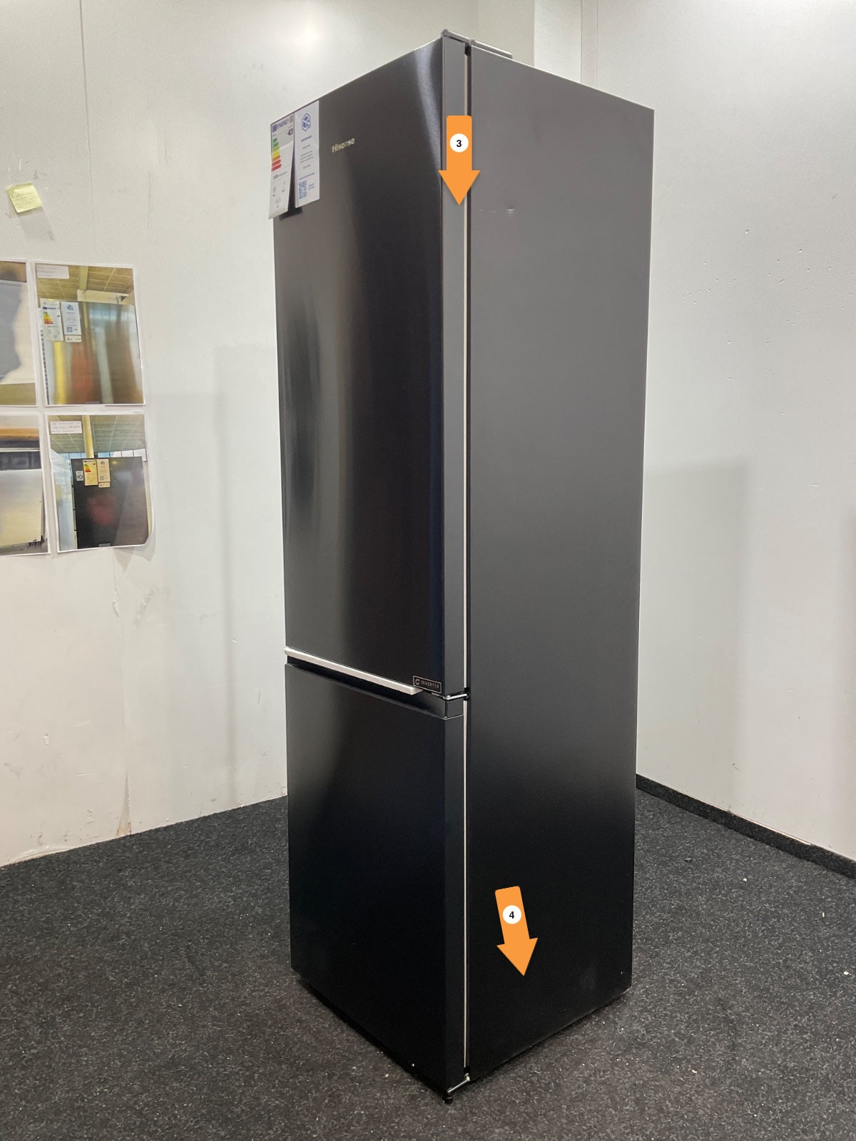 Hisense koelkast RB440N4AFA - No Frost - Zwart