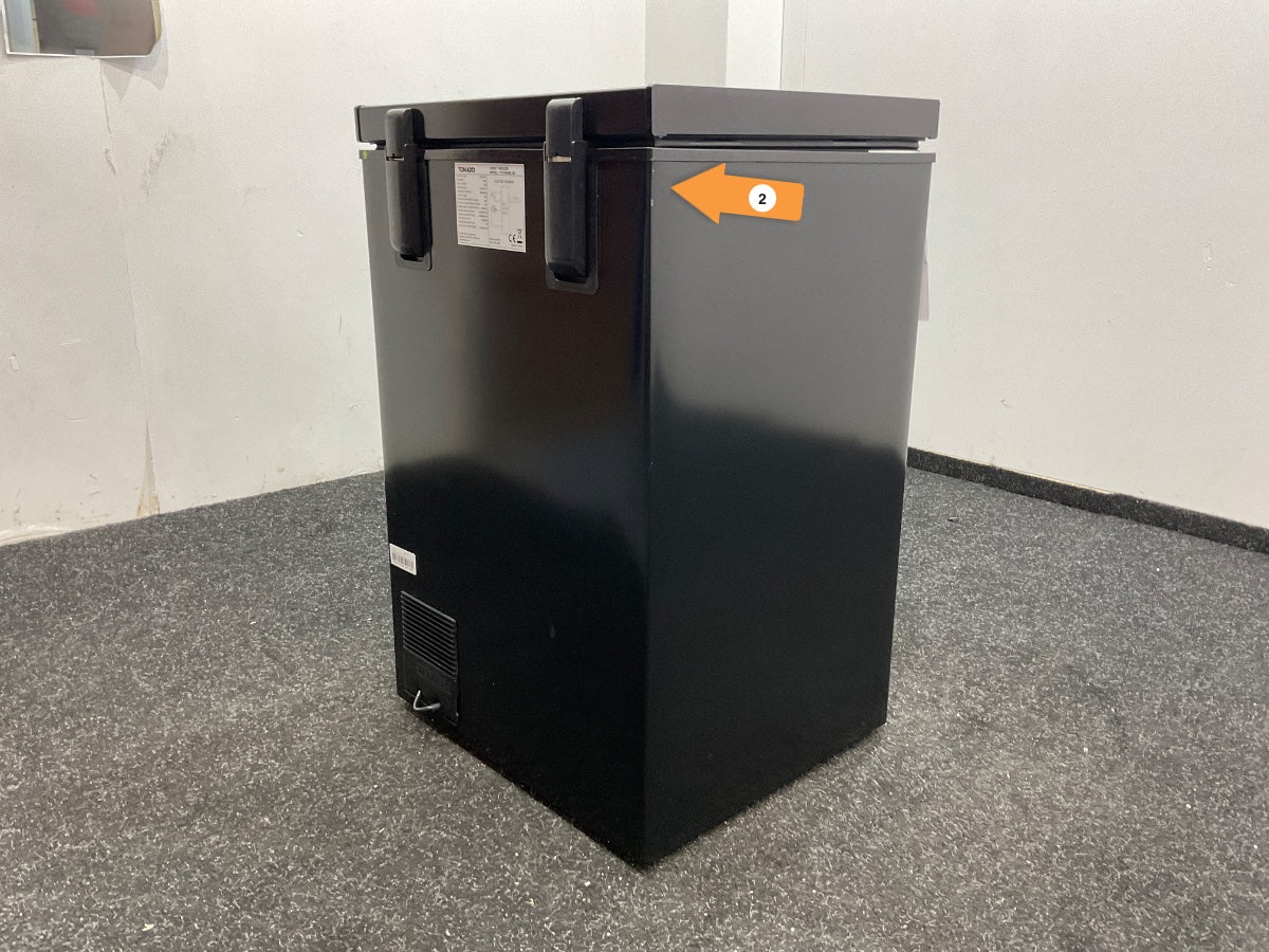 Tomado vrieskist TCF0991B - 99 liter - Zwart