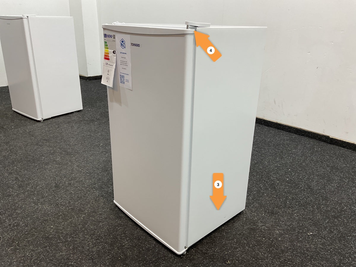 Tomado vrieskast TFT4702W - 60 liter - Wit