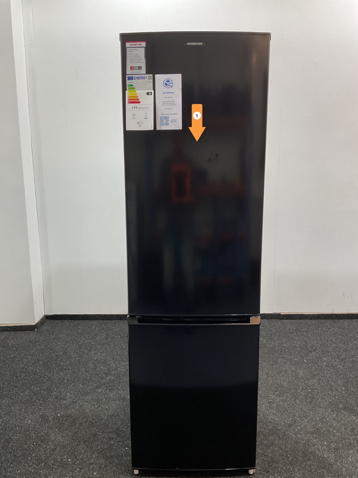 Inventum koelkast KV1808B - Vrijstaand - No Frost