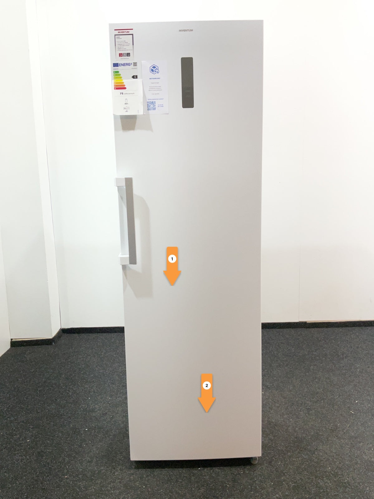Inventum koelkast KK1850W - Vrijstaand - Wit