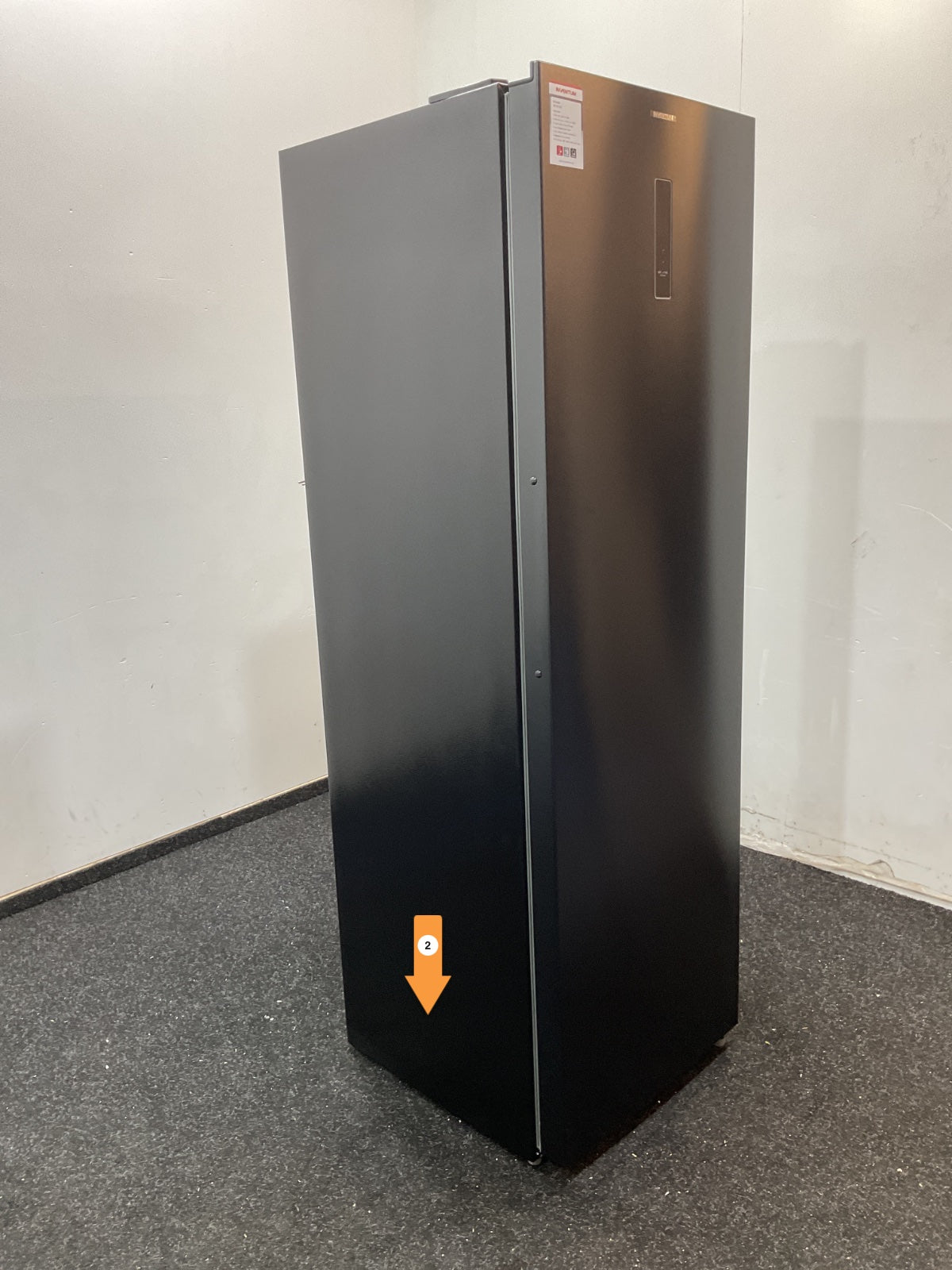 Inventum vrieskast VR1850B - No Frost - Zwart