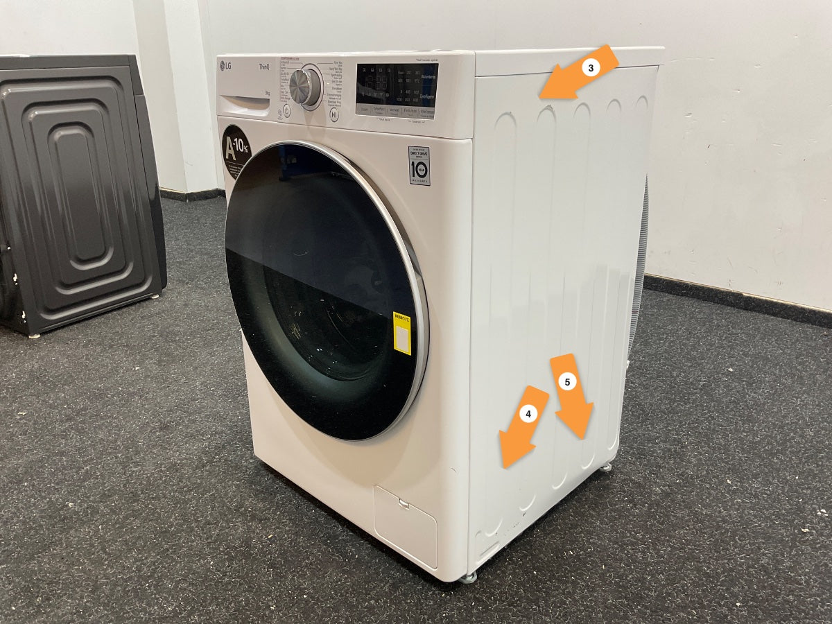LG wasmachine GC3R709S1 - 9 kg - Wit
