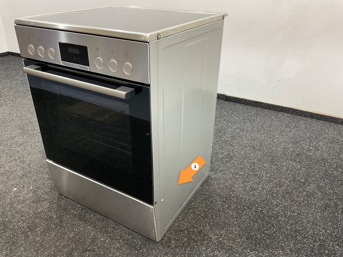 Bosch keramisch fornuis HKR39C250 - RVS