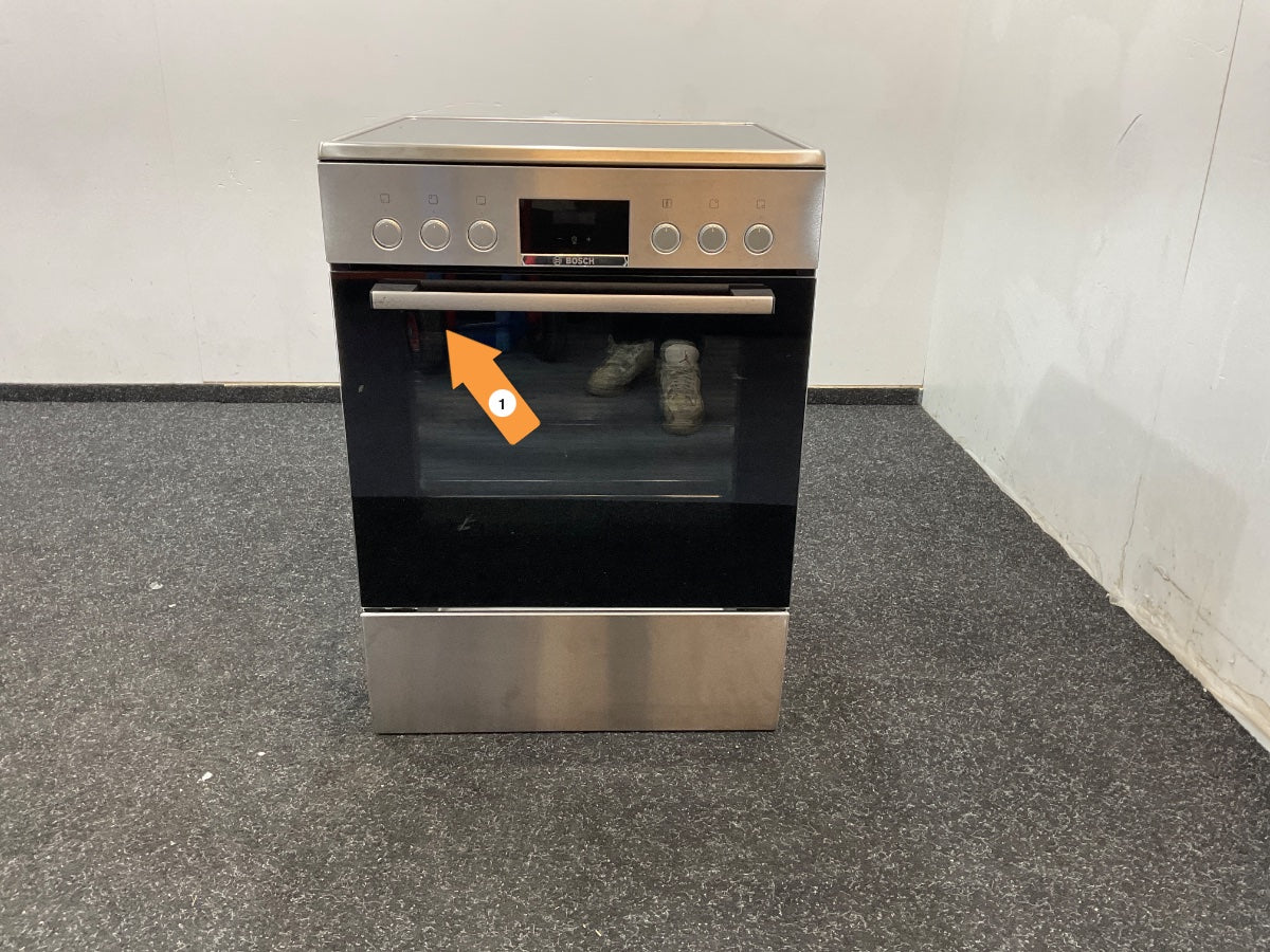 Bosch keramisch fornuis HKR39C250 - RVS