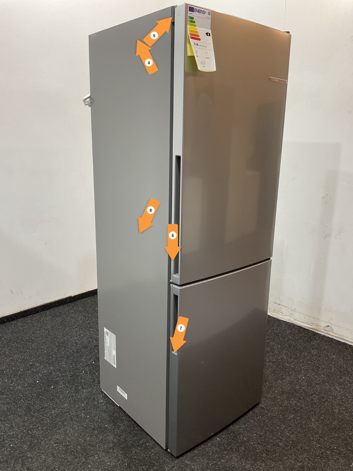 Bosch koelkast KGV33VLEA - Serie 4 - RVS