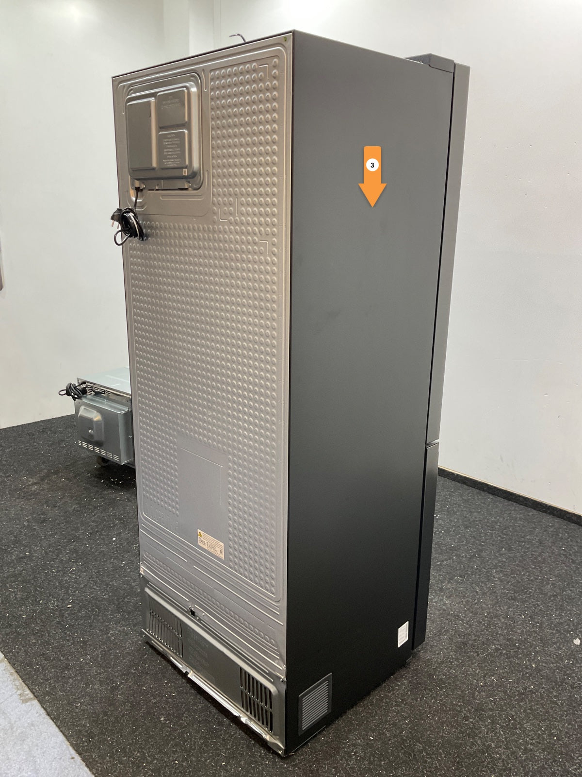 Samsung koelkast RB50DG601EB1 - Extra Breed - Zwart inox