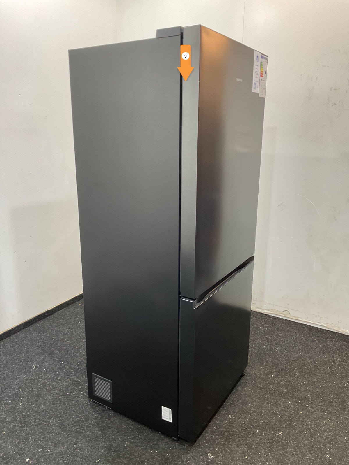 Samsung koelkast RB50DG601EB1 - Extra Breed - Zwart inox