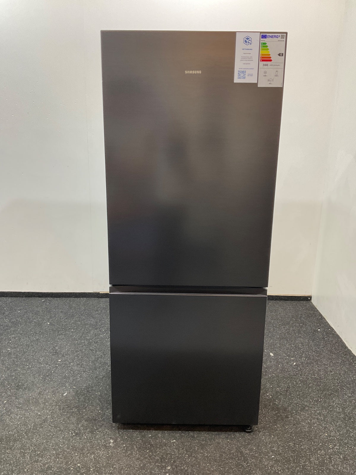 Samsung koelkast RB50DG601EB1 - Extra Breed - Zwart inox